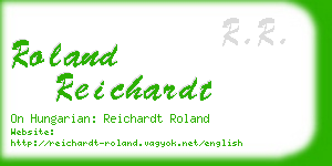 roland reichardt business card